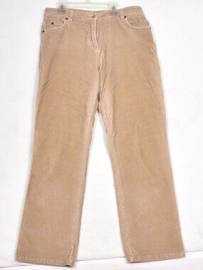 Woolrich Women’s Khaki / Tan Corduroy Pants Size 10 Y2K